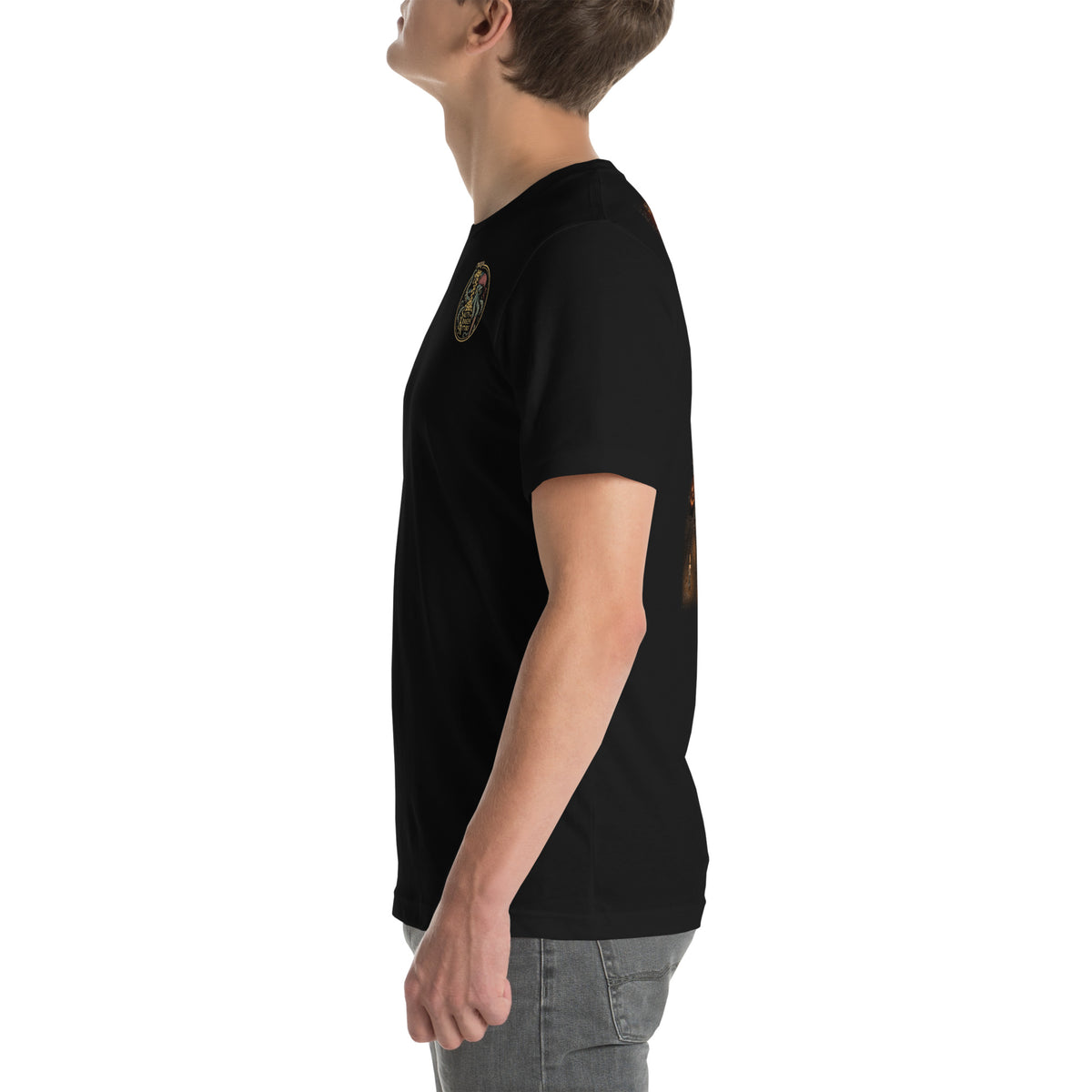 Salty Spirits Halloween Edition Special Edition Tee by Salty Kraken Attire – left side view, black